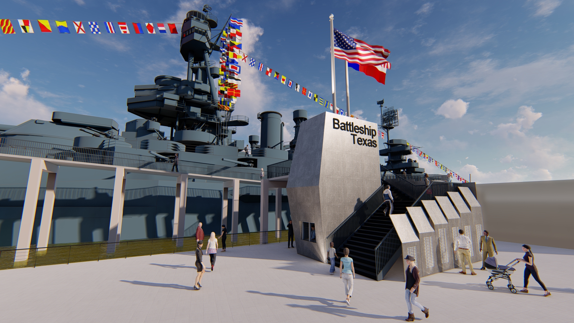 Featured image for Post named `Momentum Builds to Finalize Permanent Home for Battleship Texas in Galveston`