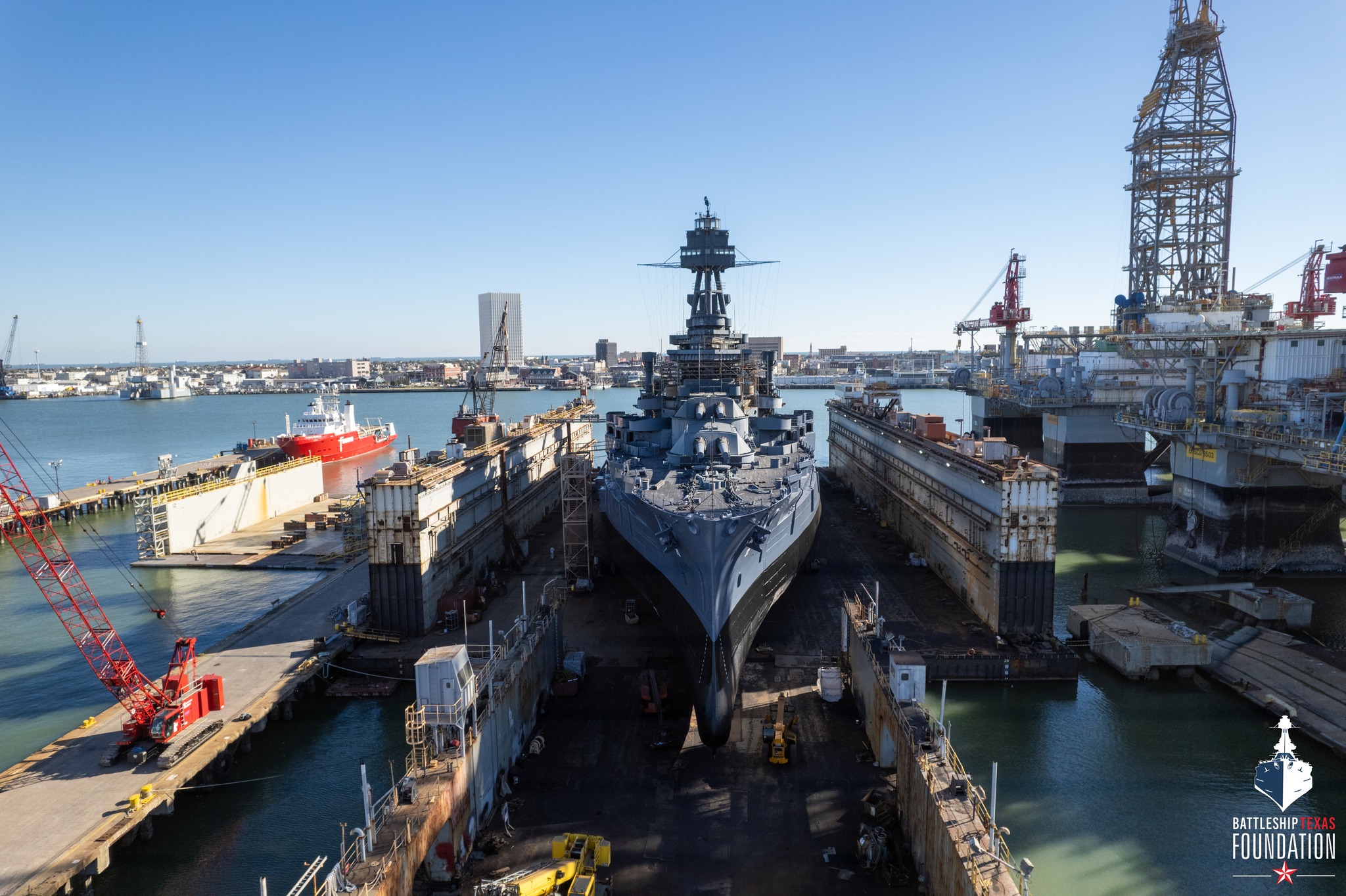 Featured image for Post named `12/30/23 – Battleship Texas Update`