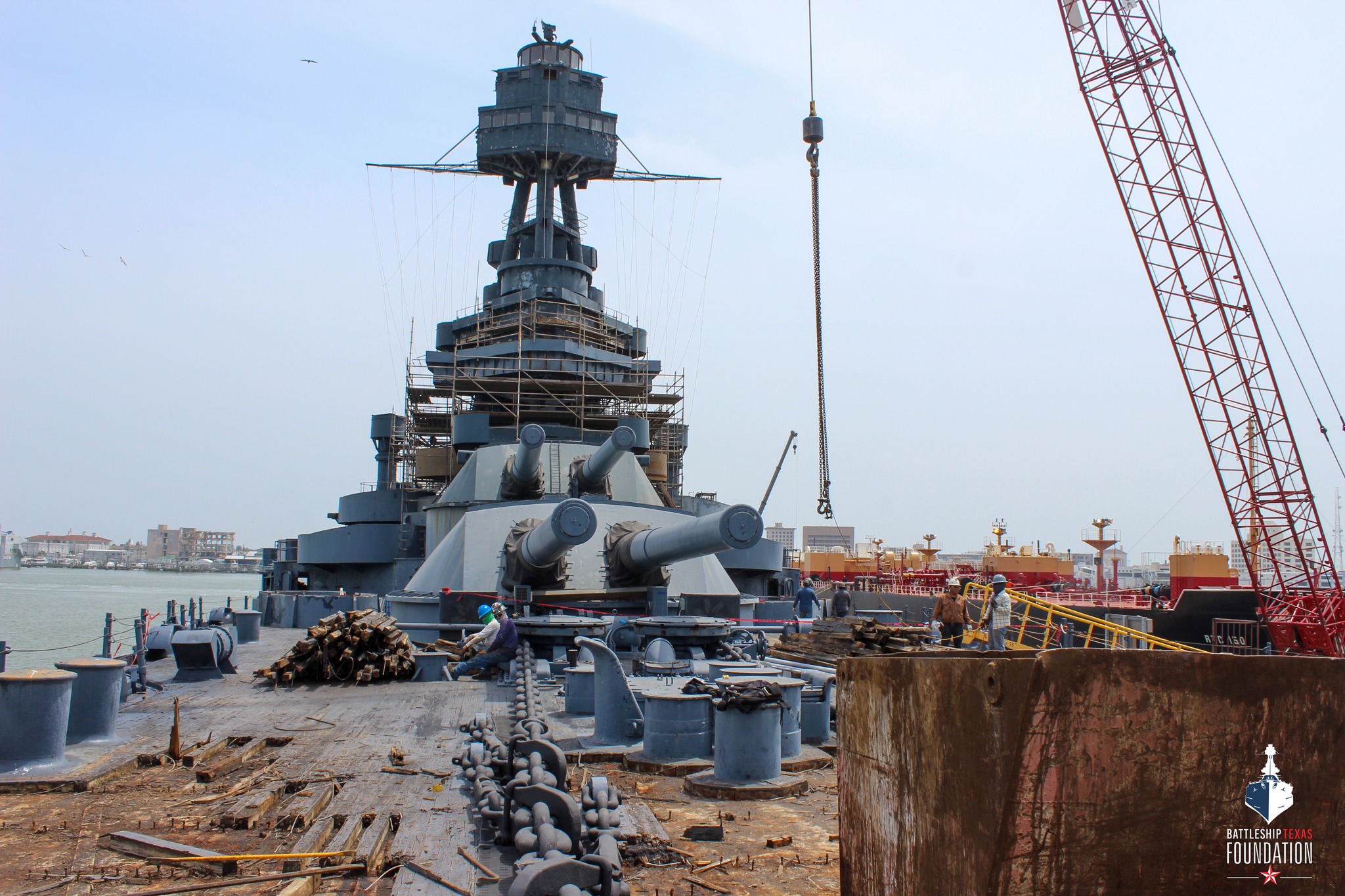 Featured image for Post named `4/16/24 – Battleship Texas Update`